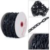 imageGoplus Plastic Chain Safety Barrier 125 FT Plastic Barrier Chain UV Protected Weatherproof for Crowd Control Industrial Purposes Decoration Queue LineBlackBlack