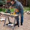 imageGoplus Portable Workbench 2in1 Folding Workmate Work Bench w4 Clamp Dogs 2 Quick Clamps 1000 LBS Capacity Height Adjustable Foldable Work Table Sawhorse for Garage Workshop No Assembly