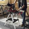 imageGoplus Portable Workbench Folding Work Table ampamp Sawhorse with Adjustable Height 440LBS1000LBS Capacity Clamps 2 x 4 Support Arms Tool Tray Collapsible Tool Bench Work Bench for Garage Home