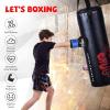 imageGoplus Punching Bag Set with Gloves 22LBS 40LBS Filled Kick Boxing Bag Rucksack Jump Rope Firm Hook Heavy Bag for Kids Youth Adults MMA Training Muay Thai Krav MAGA Taekwondo Karate40 LBS