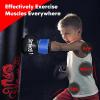 imageGoplus Punching Bag Set with Gloves 22LBS 40LBS Filled Kick Boxing Bag Rucksack Jump Rope Firm Hook Heavy Bag for Kids Youth Adults MMA Training Muay Thai Krav MAGA Taekwondo Karate40 LBS