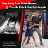 imageGoplus Punching Bag Set with Gloves 22LBS 40LBS Filled Kick Boxing Bag Rucksack Jump Rope Firm Hook Heavy Bag for Kids Youth Adults MMA Training Muay Thai Krav MAGA Taekwondo Karate40 LBS