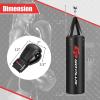 imageGoplus Punching Bag Unfilled Heavy Boxing Bag Set with 12OZ Gloves Wraps Ceiling Hook Hanging Kick Boxing Bag for Adults Youth MMA Kickboxing Muay Thai Karate Taekwondo Home Gym Training