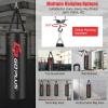 imageGoplus Punching Bag Unfilled Heavy Boxing Bag Set with 12OZ Gloves Wraps Ceiling Hook Hanging Kick Boxing Bag for Adults Youth MMA Kickboxing Muay Thai Karate Taekwondo Home Gym Training