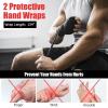 imageGoplus Punching Bag Unfilled Heavy Boxing Bag Set with 12OZ Gloves Wraps Ceiling Hook Hanging Kick Boxing Bag for Adults Youth MMA Kickboxing Muay Thai Karate Taekwondo Home Gym Training