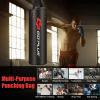 imageGoplus Punching Bag Unfilled Heavy Boxing Bag Set with 12OZ Gloves Wraps Ceiling Hook Hanging Kick Boxing Bag for Adults Youth MMA Kickboxing Muay Thai Karate Taekwondo Home Gym Training