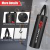 imageGoplus Punching Bag Unfilled Heavy Boxing Bag Set with 12OZ Gloves Wraps Ceiling Hook Hanging Kick Boxing Bag for Adults Youth MMA Kickboxing Muay Thai Karate Taekwondo Home Gym Training