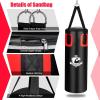 imageGoplus Punching Bag for Adults 56 lbs Heavy Hanging Boxing Bag Set with 12 OZ Punching Gloves ampamp Hand Wraps Filled Kickboxing Bag Perfect for MMA Muay Thai Karate Taekwondo Home Gym Training