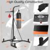 imageGoplus Punching Bag with Stand for Adults FreeStanding Heavy Bag Stand with Height Adjustable Speed Bag for Boxing Sandbag Rack Bracket Station for Home Gym Workout Fitness Holds up to 220LBS2 in 1 Boxing Stand Upgrade