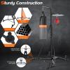 imageGoplus Punching Bag with Stand for Adults FreeStanding Heavy Bag Stand with Height Adjustable Speed Bag for Boxing Sandbag Rack Bracket Station for Home Gym Workout Fitness Holds up to 220LBS2 in 1 Boxing Stand Upgrade