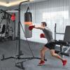 imageGoplus Punching Bag with Stand for Adults FreeStanding Heavy Bag Stand with Height Adjustable Speed Bag for Boxing Sandbag Rack Bracket Station for Home Gym Workout Fitness Holds up to 220LBS2 in 1 Boxing Stand Upgrade