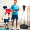 imageGoplus Punching Bag with Stand for Adults Kids Freestanding Reflex Speed Bags with 55625 Adjustable Height Boxing Equipment with Gloves for Home Gym Workout MMA Training FitnessBlack
