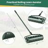 imageGoplus Rolling Lawn Aerator 21Inch Garden Yard Rotary Push Tine Filled Sand Stone Heavy Duty Spike Soil Aeration wMetal Handle Fillable Drum 51quot Manual Lawn Aeration Tool Garden Grass Patio YardGreen