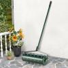 imageGoplus Rolling Lawn Aerator 21Inch Garden Yard Rotary Push Tine Filled Sand Stone Heavy Duty Spike Soil Aeration wMetal Handle Fillable Drum 51quot Manual Lawn Aeration Tool Garden Grass Patio YardGreen