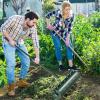 imageGoplus Rolling Lawn Aerator 21Inch Garden Yard Rotary Push Tine Filled Sand Stone Heavy Duty Spike Soil Aeration wMetal Handle Fillable Drum 51quot Manual Lawn Aeration Tool Garden Grass Patio YardGreen