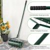 imageGoplus Rolling Lawn Aerator 21Inch Garden Yard Rotary Push Tine Filled Sand Stone Heavy Duty Spike Soil Aeration wMetal Handle Fillable Drum 51quot Manual Lawn Aeration Tool Garden Grass Patio YardGreen