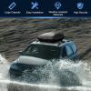 imageGoplus Rooftop Cargo Box Heavy Duty Hard Shell Roof Cargo Carrier with Security Keys Waterproof Rooftop Luggage Storage Box for Car SUV Van 121 LBS Capacity 883 Cubic Ft