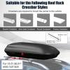 imageGoplus Rooftop Cargo Box Heavy Duty Hard Shell Roof Cargo Carrier with Security Keys Waterproof Rooftop Luggage Storage Box for Car SUV Van 121 LBS Capacity 883 Cubic Ft