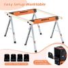 imageGoplus Saw Horses 2 Pack 2200 LBS Portable Folding Sawhorse with 2x4 Brackets ampamp Side Supports Easy Setup ampamp Lightweight Work Horse Heavy Duty Saw Horse for Woodworking DIY Project ampamp Garage