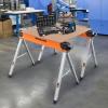 imageGoplus Saw Horses 2 Pack 2200 LBS Portable Folding Sawhorse with 2x4 Brackets ampamp Side Supports Easy Setup ampamp Lightweight Work Horse Heavy Duty Saw Horse for Woodworking DIY Project ampamp Garage