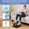 imageGoplus Under Desk Elliptical Machine Electric Seated Pedal Exerciser with LED Display Monitor Remote Control Portable Fully Assembled Ellipse Leg Exerciser for Seniors Adults Home OfficeBlack