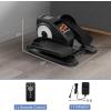 imageGoplus Under Desk Elliptical Machine Electric Seated Pedal Exerciser with LED Display Monitor Remote Control Portable Fully Assembled Ellipse Leg Exerciser for Seniors Adults Home OfficeBlack