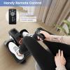 imageGoplus Under Desk Elliptical Machine Electric Seated Pedal Exerciser with LED Display Monitor Remote Control Portable Fully Assembled Ellipse Leg Exerciser for Seniors Adults Home OfficeBlack