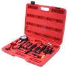 imageGoplus 16 Pcs Diesel Engine Compression Gauge Tester Cylinder Pressure Test Set Kit for Auto Tractor Semi with Case