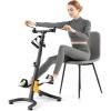 imageGoplus Foldable Pedal Exerciser for Seniors Hand Arm Leg Knee Physical Therapy Exercise Bike wAdjustable Height Handgrip Resistance Band Recovery Home Workout Equipment for Elderly
