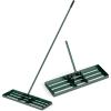 imageGoplus Lawn Leveling Rake 30quot x 10quot Heavy Duty Level Lawn Tool w Ergonomic Handle for Soil EffortSaving Landscape Rake for Garden Backyard Golf Course Farm Pasture Black30 x 10  Green