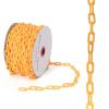 imageGoplus Plastic Chain Safety Barrier 125 FT Plastic Barrier Chain UV Protected Weatherproof for Crowd Control Industrial Purposes Decoration Queue LineBlackYellow