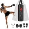 imageGoplus Punching Bag Unfilled Heavy Boxing Bag Set with 12OZ Gloves Wraps Ceiling Hook Hanging Kick Boxing Bag for Adults Youth MMA Kickboxing Muay Thai Karate Taekwondo Home Gym Training