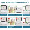 imageGoplus 16 Quart Cooler 24Can Capacity Ice Chest with 2 Cup Holders 35 Days Ice Retention Portable Insulated Ice Box for Camping Fishing Outdoor ActivitiesWhite
