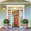 imageGoplus 2 PCS 157 Inch Artificial Plant Topiary Ball Round Faux Boxwood Balls Outdoor Garden Spheres Decorative for Front Door Porch Backyard Balcony Patio Wedding and Home Dcor19 Inch
