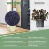 imageGoplus 2 PCS 157 Inch Artificial Plant Topiary Ball Round Faux Boxwood Balls Outdoor Garden Spheres Decorative for Front Door Porch Backyard Balcony Patio Wedding and Home Dcor15 Inch