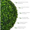 imageGoplus 2 PCS 157 Inch Artificial Plant Topiary Ball Round Faux Boxwood Balls Outdoor Garden Spheres Decorative for Front Door Porch Backyard Balcony Patio Wedding and Home Dcor157 Inch