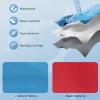 imageGoplus 2 PCS Folding Camping Tables Portable Picnic Tables with Large Capacity Storage Sink Side Pockets AntiSkid Feet Lightweight Tables for Hiking Fishing BBQ Beach BlackGreyBluered