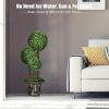 imageGoplus 3 Ft Artificial Boxwood Topiary Tree Fake Greenery Plants Triple Ball Tree Leaves ampamp CementFilled Plastic Flower Pot Decorative Trees for Home Office Indoor and Outdoor Use2