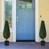 imageGoplus 3ft Artificial Boxwood Tower Topiary Trees 2 Pack Faux Decorative Plants in CementFilled Plastic Pot Fake Greenery Plants for Indoor Outdoor Home Office Garden Porch Decor