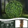imageGoplus 4 Ft Artificial Boxwood Topiary Fake Greenery Plants Ball Leaves ampamp CementFilled Plastic Flower Pot Decorative Trees for Home Office Indoor Outdoor1