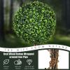 imageGoplus 4 Ft Artificial Boxwood Topiary Fake Greenery Plants Ball Leaves ampamp CementFilled Plastic Flower Pot Decorative Trees for Home Office Indoor Outdoor2