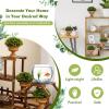 imageGoplus 4 Pack Artificial Boxwood Topiary Trees Mini Fake Greenery Plants Small Faux Decorative Plants Tabletop Potted Artificial Plants for Home Office Desk Dining Table GreenPine Cone ShapeGreenpine Cone Shape