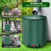 imageGoplus 53 Gallon Collapsible Rain Barrel Portable Rain Barrels to Collect Rainwater from Gutter Rainwater Collection System Water Storage Tank Catcher Container with Filter Spigot53 Gallon
