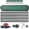 imageGoplus 53 Gallon Collapsible Rain Barrel Portable Rain Barrels to Collect Rainwater from Gutter Rainwater Collection System Water Storage Tank Catcher Container with Filter Spigot100 Gallon
