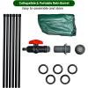 imageGoplus 53 Gallon Collapsible Rain Barrel Portable Rain Barrels to Collect Rainwater from Gutter Rainwater Collection System Water Storage Tank Catcher Container with Filter Spigot53 Gallon