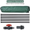 imageGoplus 53 Gallon Collapsible Rain Barrel Portable Rain Barrels to Collect Rainwater from Gutter Rainwater Collection System Water Storage Tank Catcher Container with Filter Spigot60 Gallon