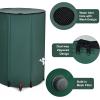 imageGoplus 53 Gallon Collapsible Rain Barrel Portable Rain Barrels to Collect Rainwater from Gutter Rainwater Collection System Water Storage Tank Catcher Container with Filter Spigot100 Gallon