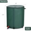 imageGoplus 53 Gallon Collapsible Rain Barrel Portable Rain Barrels to Collect Rainwater from Gutter Rainwater Collection System Water Storage Tank Catcher Container with Filter Spigot60 Gallon