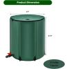 imageGoplus 53 Gallon Collapsible Rain Barrel Portable Rain Barrels to Collect Rainwater from Gutter Rainwater Collection System Water Storage Tank Catcher Container with Filter Spigot53 Gallon