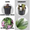 imageGoplus 6FT Ficus Artificial Tree Fake Wisteria Tree in Nursery Pot Greenery Faux Floor Plant Tall Artificial Plants for Indoor Outdoor Bedroom Living Room DecorRosy